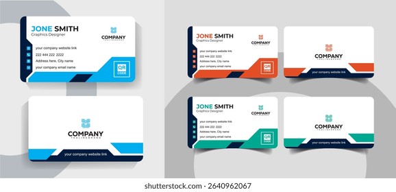 Minimal and Clean Business Card Template for Professionals