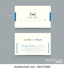 Minimal Clean Design Business Card Template