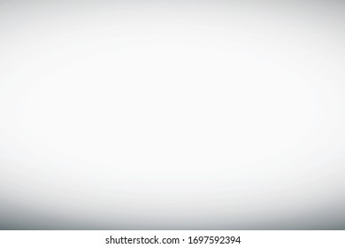 luz de gradiente limpia mínima Pantalla blanca Estudio de sala vacía fondo con espacio moderno para ilustración de texto 3d Vector
