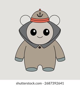 Minimal Clean Witch Broomstick Vector