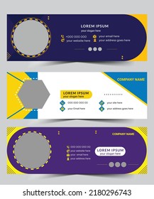 minimal, clean.simple, modern email signature