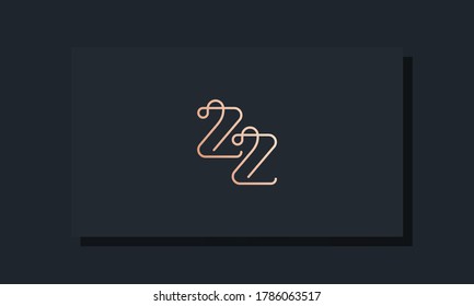 Minimal clip initial letter ZZ logo. This logo inspiration from clip typeface.It will be suitable for which company or brand name start those initial.