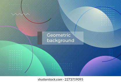 minimal colorful abstract dynamic light blue color, with modern geometric circle shape background. eps10 vector