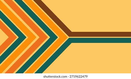 Seta colorida mínima plano de fundo cor plana vetor ilustração modelo design