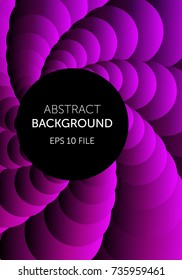 Minimal colorful cover background. Future geometric design. Abstract 3d optical illusion. Eps 10 file.