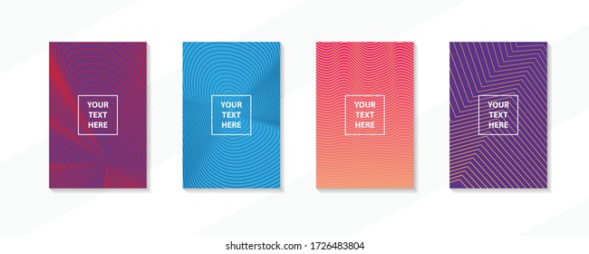 Diseño de cubiertas creativas de color mínimo. Se puede usar para página Collage, tarjeta de saludo, invitación, estilo de pinceladas de broche de folletos, idea de banner, portada de libro, impresión de folletos, impresión de estuche de teléfono, vector Eps10.