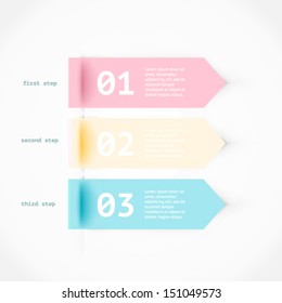 Minimal colorful infographics elements. Vector elements. Parts of infographic.
