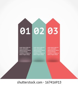 Minimal colorful infographics elements. Vector elements. Parts of infographic.