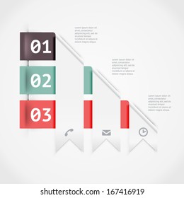 Minimal colorful infographics elements. Vector elements. Parts of infographic.
