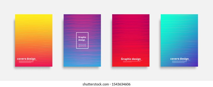 Minimal colorful Paint covers background design. Cool modern background. Eps10 vector.