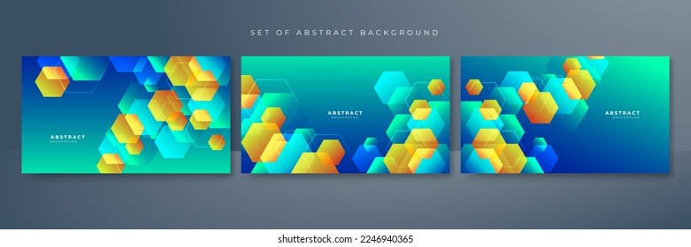Minimal colorful vibrant vivid geometric shapes abstract modern background design. Design for poster, template on web, backdrop, banner, brochure, flyer, landing page, presentation, and webinar