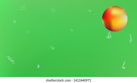 Minimal colorific illustration theme. Background texture, light. Recent space fantasy. Green colored. Space, new collection background. Colorful space background theme.
