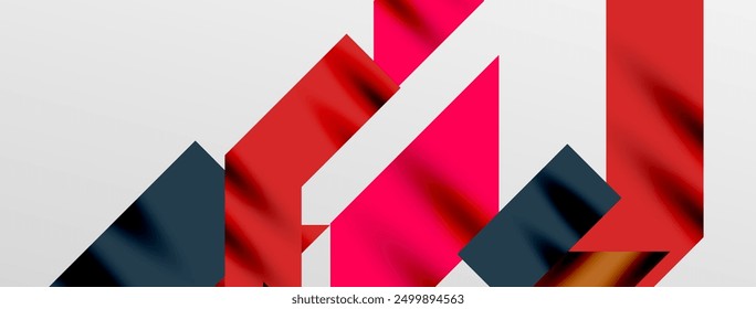 Minimal composition abstract lines and triangles background. Vector Illustration For Wallpaper, Banner, Background, Card, Book Illustration, landing page