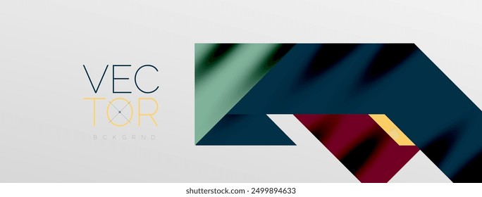 Minimal composition abstract lines and triangles background. Vector Illustration For Wallpaper, Banner, Background, Card, Book Illustration, landing page