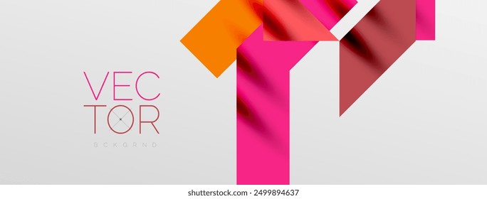 Minimal composition abstract lines and triangles background. Vector Illustration For Wallpaper, Banner, Background, Card, Book Illustration, landing page