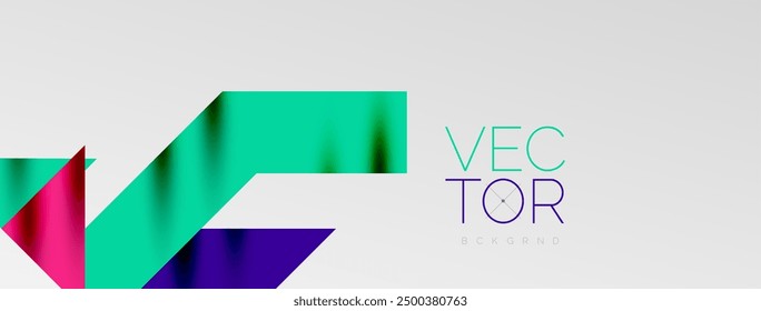 Minimal composition abstract lines and triangles background. Vector Illustration For Wallpaper, Banner, Background, Card, Book Illustration, landing page