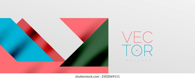 Minimal composition abstract lines and triangles background. Vector Illustration For Wallpaper, Banner, Background, Card, Book Illustration, landing page