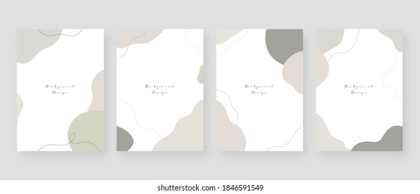 Fondo conceptual mínimo. Antecedentes abstractos con espacio de copia para texto. Ilustración vectorial.