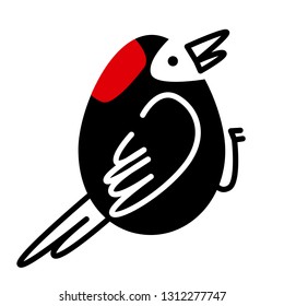 
Minimal concept happy easter egg for holiday design, greeting card, book for kids, web, poster, banner, flyer