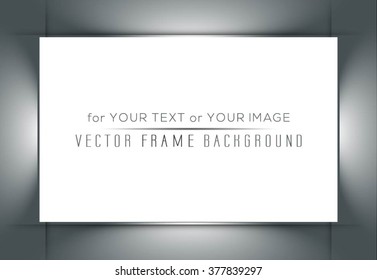 Minimal concept shiny colors 3d presentation frame, ad banner design