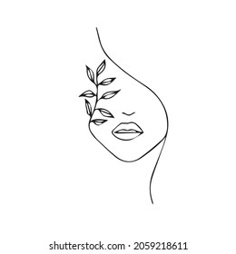 MÍNIMO Arte De Dibujo De Líneas Continuas.