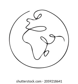 MINIMAL Continuous Line Drawing Art.