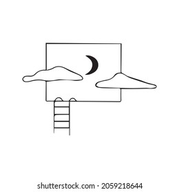 MINIMAL Continuous Line Drawing Art.