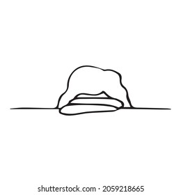 MINIMAL Continuous Line Drawing Art.