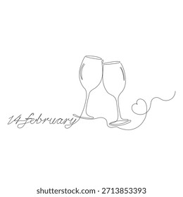 Minimal Continuous Line Drawing of Hands Making a Heart for Unity and Love