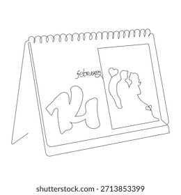 Minimal Continuous Line Drawing of Hands Making a Heart for Unity and Love