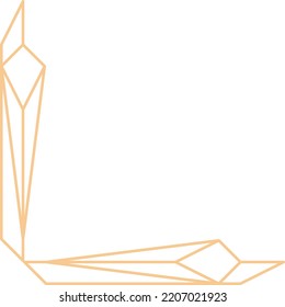Minimales Design der Eckform-Rahmenkonstruktion 