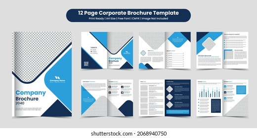  Minimal corporate business brochure design and company profile brochure multipage or business brochure presentation, booklet, a4 brochure, yellow annual report, project proposal, product catalog