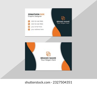 Tarjeta de negocios mínima para empresas. tarjeta de visita simple y limpia.
Plantilla de tarjeta profesional moderna, creativa y limpia con fondo abstracto.
Tarjetas de visita y tarjeta de nombre. diseño vectorial.