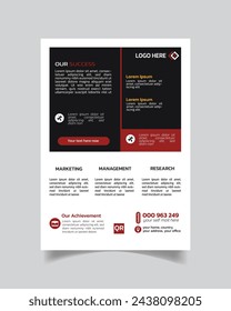 Minimal Corporate Business Flyer or Unique Design Business Leaflet A4 Business Poster