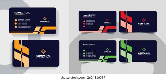  Minimal Corporate Identity Business Card Template 