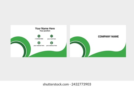  Minimal Corporate victor  Business card