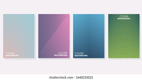 minimal cover background.  Colorf gradients background.Future geometric patterns. eps 10 vector