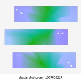 Minimal cover banner template. Geometric halftone colorful gradient texture. Futuristic abstract modern pattern with fluid colors creating digital art. Fluid gradient shape with transparent blend.