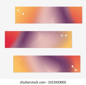 Minimal cover banner template. Geometric halftone colorful gradient texture. Futuristic abstract modern pattern with fluid colors creating digital art. Fluid gradient shape with transparent blend.