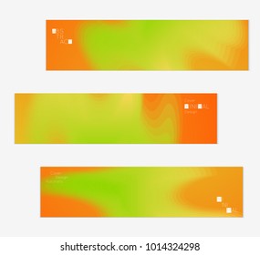 Minimal cover banner template. Geometric halftone colorful gradient texture. Futuristic abstract modern pattern with fluid colors creating digital art. Fluid gradient shape with transparent blend.