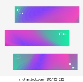 Minimal cover banner template. Geometric halftone colorful gradient texture. Futuristic abstract modern pattern with fluid colors creating digital art. Fluid gradient shape with transparent blend.