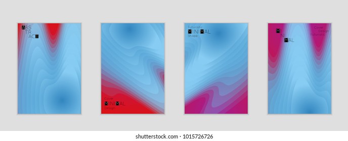 Minimal cover banner template. Geometric halftone colorful gradient texture. Futuristic abstract modern pattern with fluid colors creating digital art. Fluid gradient shape with transparent blend.