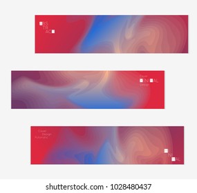 Minimal cover banner template. Geometric halftone colorful gradient texture. Futuristic abstract modern pattern with fluid colors creating digital art. Fluid gradient shape with transparent blend.