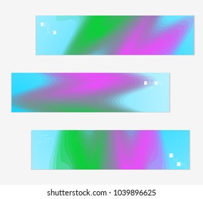 Minimal cover banner template. Geometric halftone colorful gradient texture. Futuristic abstract modern pattern with fluid colors creating digital art. Fluid gradient shape with transparent blend.