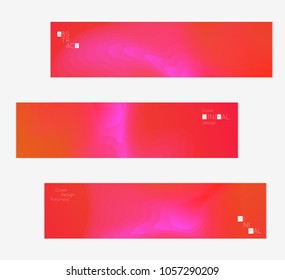 Minimal cover banner template. Geometric halftone colorful gradient texture. Futuristic abstract modern pattern with fluid colors creating digital art. Fluid gradient shape with transparent blend.