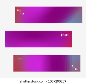 Minimal cover banner template. Geometric halftone colorful gradient texture. Futuristic abstract modern pattern with fluid colors creating digital art. Fluid gradient shape with transparent blend.