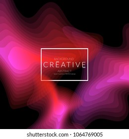 Minimal cover banner template. Geometric halftone colorful gradient texture. Futuristic abstract modern pattern with fluid colors creating digital art. Fluid gradient shape with transparent blend.