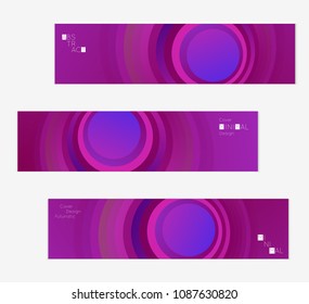 Minimal cover banner template. Geometric halftone colorful gradient texture. Futuristic abstract modern pattern with fluid colors creating digital art. Fluid gradient shape with transparent blend.