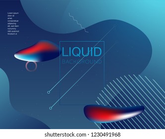 Minimal cover banner template. Geometric halftone colorful gradient texture