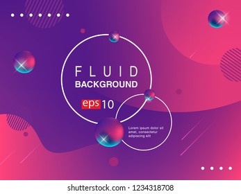 Minimal cover banner template. Geometric halftone colorful gradient texture. Eps 10 vector